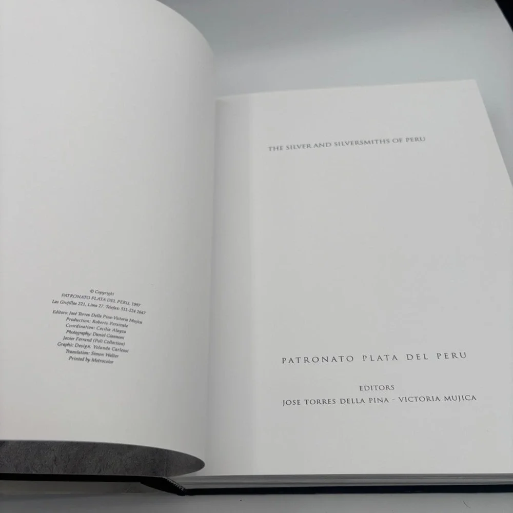 Patronato Plata del Peru rare hardback